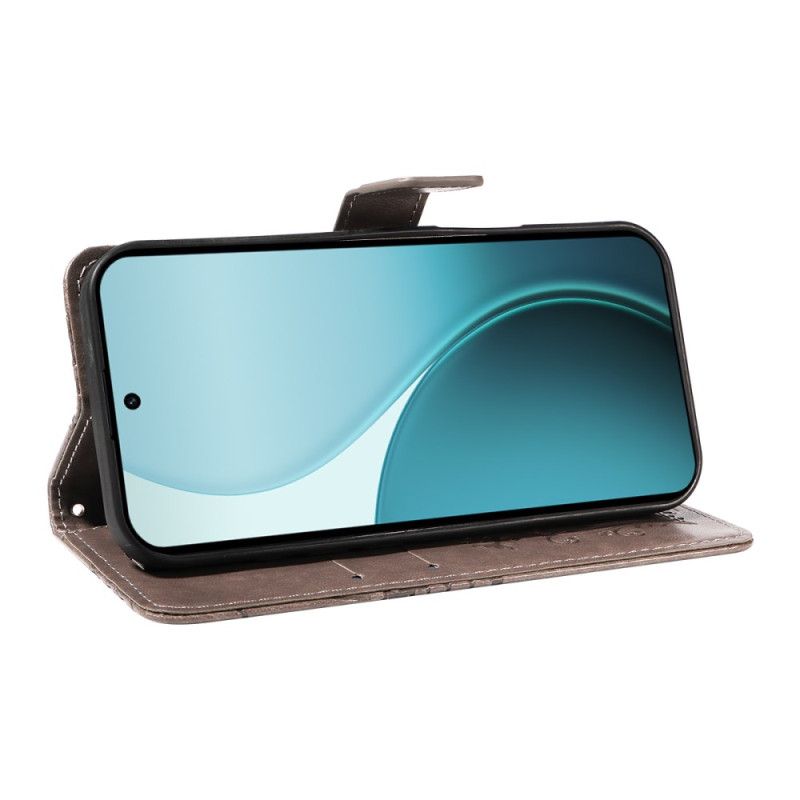 Lærdeksel Folio Deksel Oppo Reno 14 Pro 5g Kjempesommerfugler