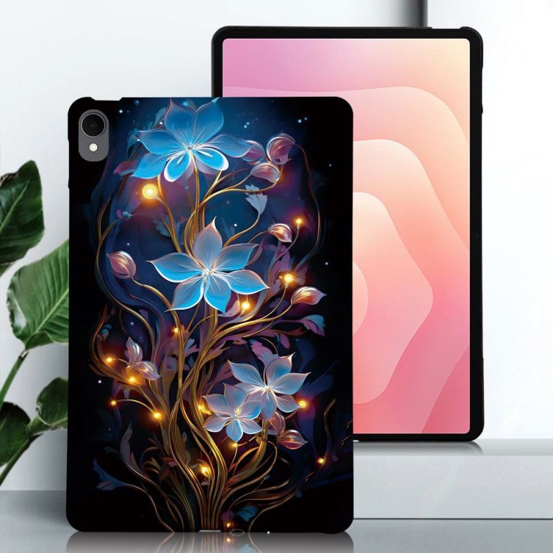 Deksel Samsung Galaxy Tab S11 Mobildeksel Blå Blomster