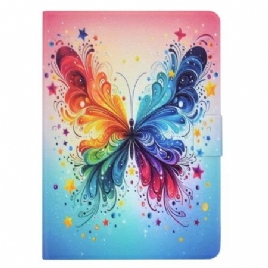 Folio Deksel Samsung Galaxy Tab S11 Akvarellsommerfugl Beskyttelse Deksel