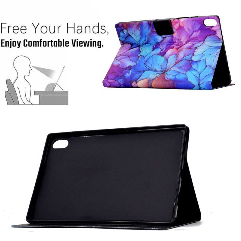 Folio Deksel Samsung Galaxy Tab S11 Blomstermønster