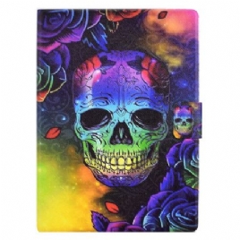 Folio Deksel Samsung Galaxy Tab S11 Fargerik Hodeskalle Beskyttelse Deksel
