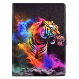 Folio Deksel Samsung Galaxy Tab S11 Fargerik Tiger