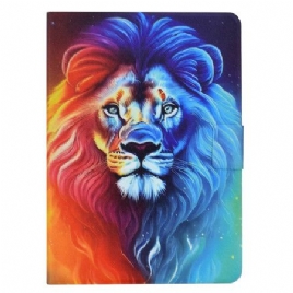 Folio Deksel Samsung Galaxy Tab S11 Farget Løve Beskyttelse Deksel