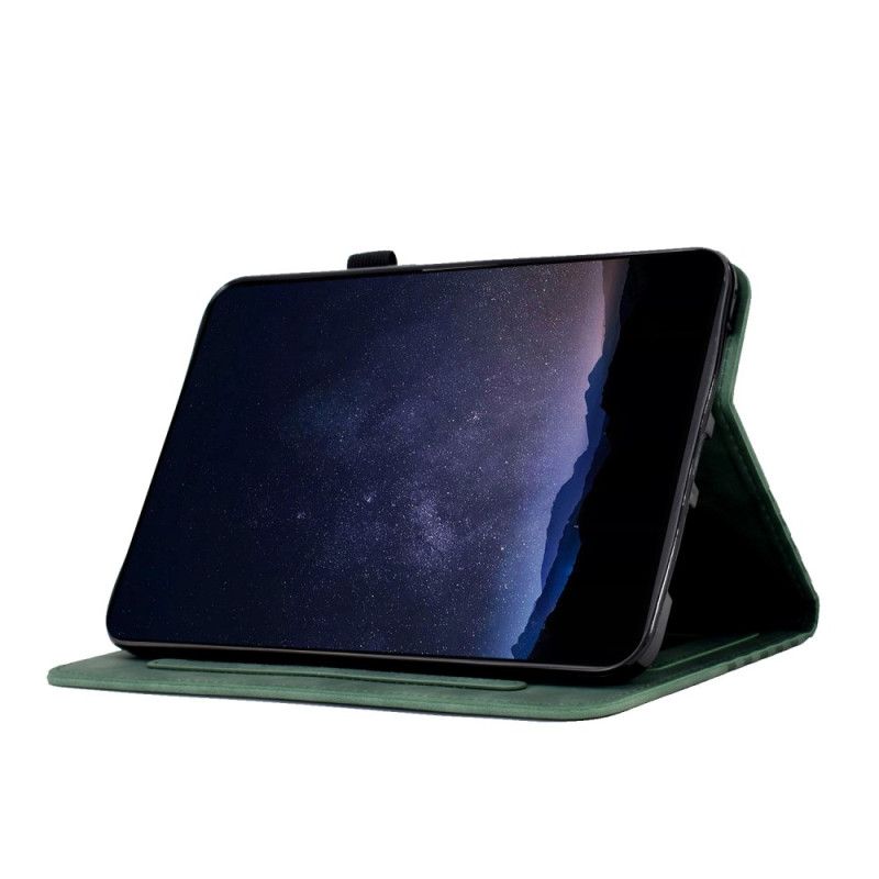 Folio Deksel Samsung Galaxy Tab S11 Kanteffekt I Semsket Skinn