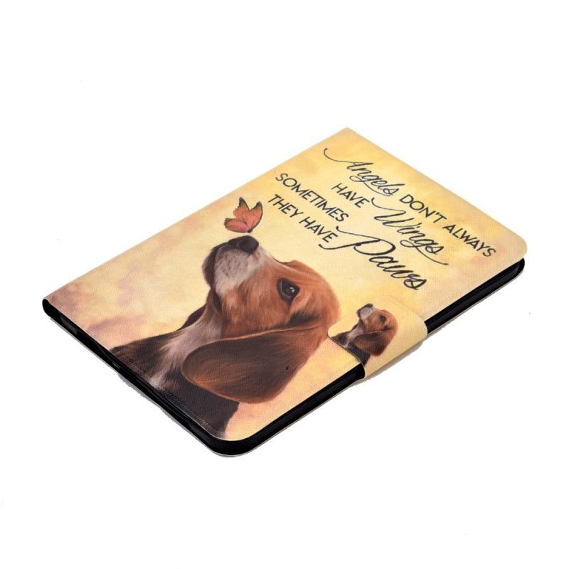 Folio Deksel Til Samsung Galaxy Tab S11 Hund Og Sommerfugl