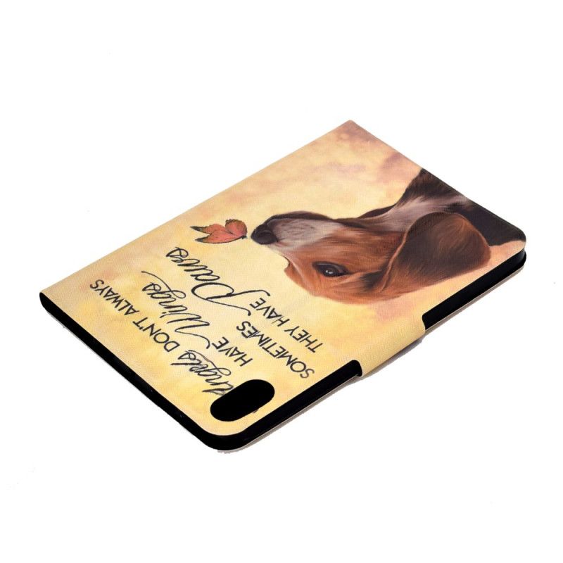 Folio Deksel Til Samsung Galaxy Tab S11 Hund Og Sommerfugl