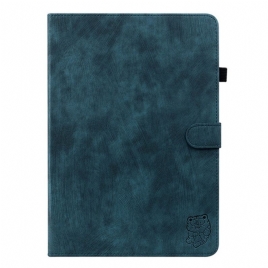 Folio Deksel Til Samsung Galaxy Tab S11 Vintage Semsket Skinneffekt