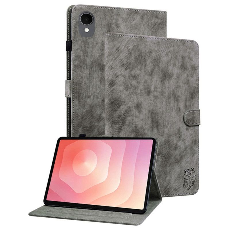 Folio Deksel Til Samsung Galaxy Tab S11 Vintage Semsket Skinneffekt