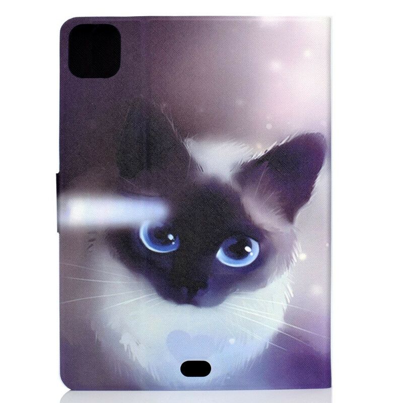 Folio Deksel Til iPad Air (2022) Blue Eyed Cat