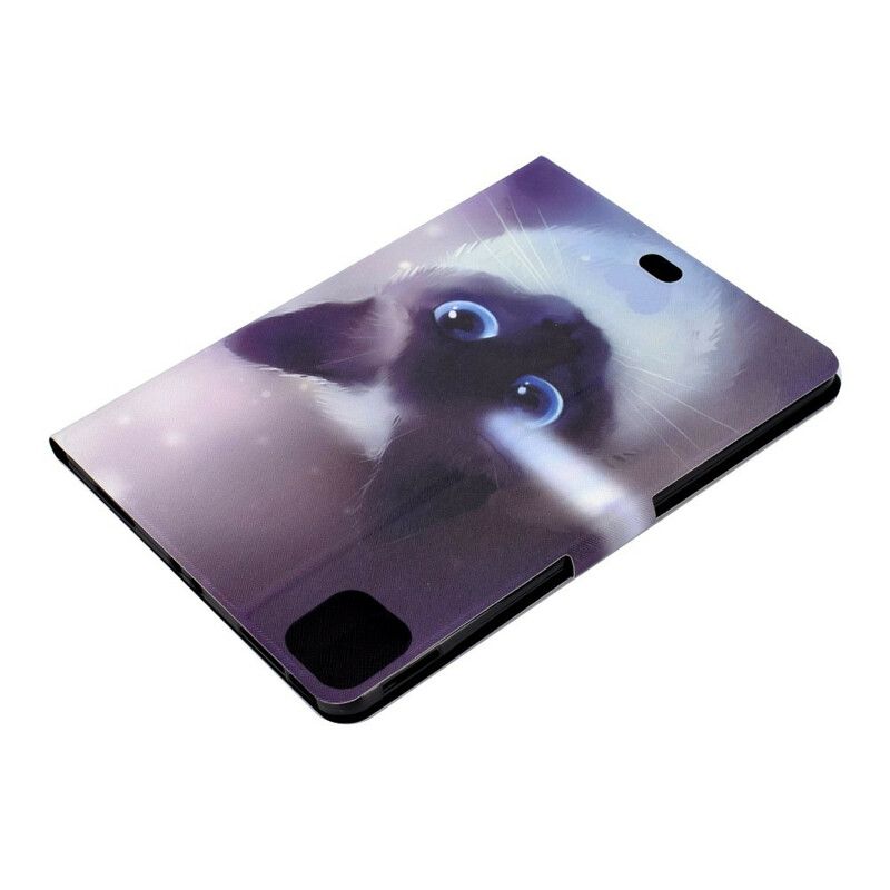 Folio Deksel Til iPad Air (2022) Blue Eyed Cat