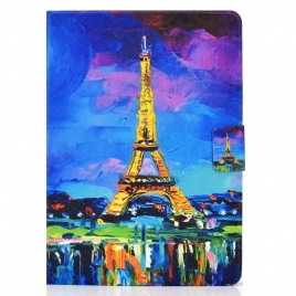 Folio Deksel Til iPad Air (2022) Eiffeltårnet Art