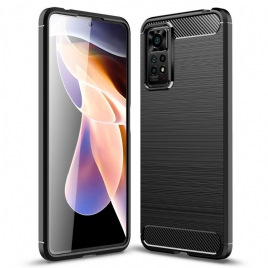 Deksel Til Xiaomi Redmi Note 11 Pro 4G / 5G Børstet Karbonfiber