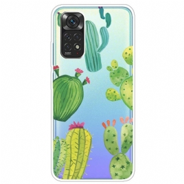 Deksel Til Xiaomi Redmi Note 11 Pro 4G / 5G Kaktus Akvarell