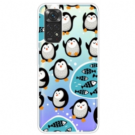Deksel Til Xiaomi Redmi Note 11 Pro 4G / 5G Pingviner Og Fisker