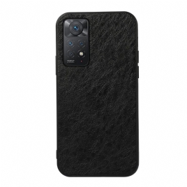 Deksel Til Xiaomi Redmi Note 11 Pro 4G / 5G Teksturert Kunstskinn