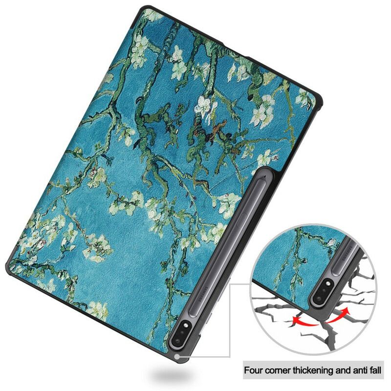 Beskyttelse Deksel Til Samsung Galaxy Tab S7 Plus / Tab S8 Plus Forsterkede Grener