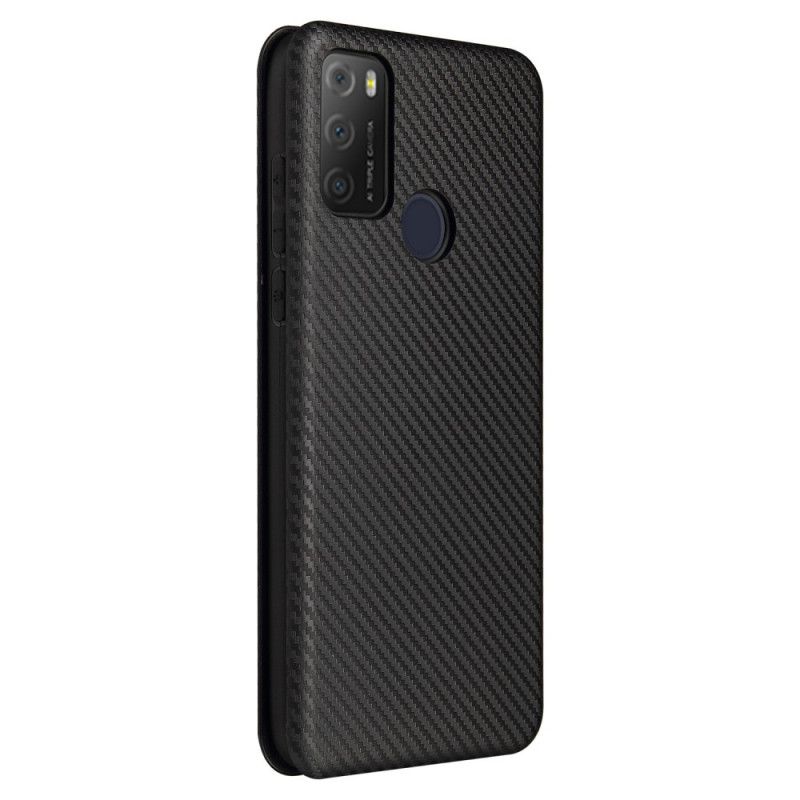 Beskyttelse Deksel Til Alcatel 1S / 3L (2021) Folio Deksel Karbonfiber