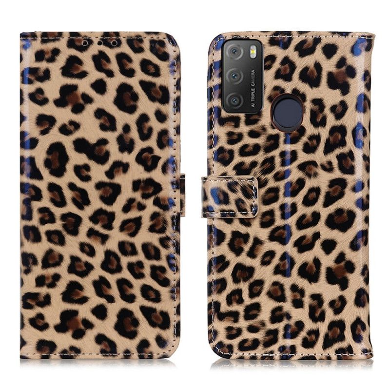 Lærdeksel Til Alcatel 1S / 3L (2021) Leopard