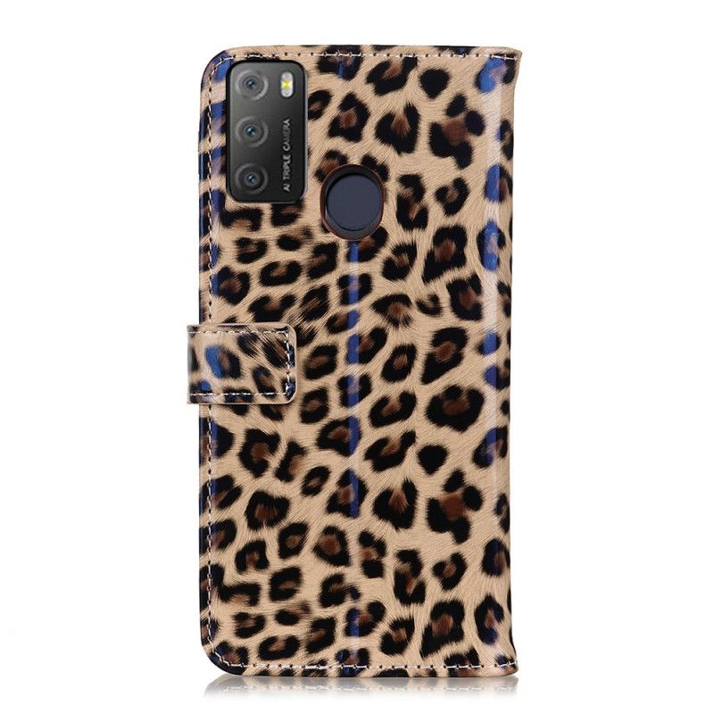 Lærdeksel Til Alcatel 1S / 3L (2021) Leopard
