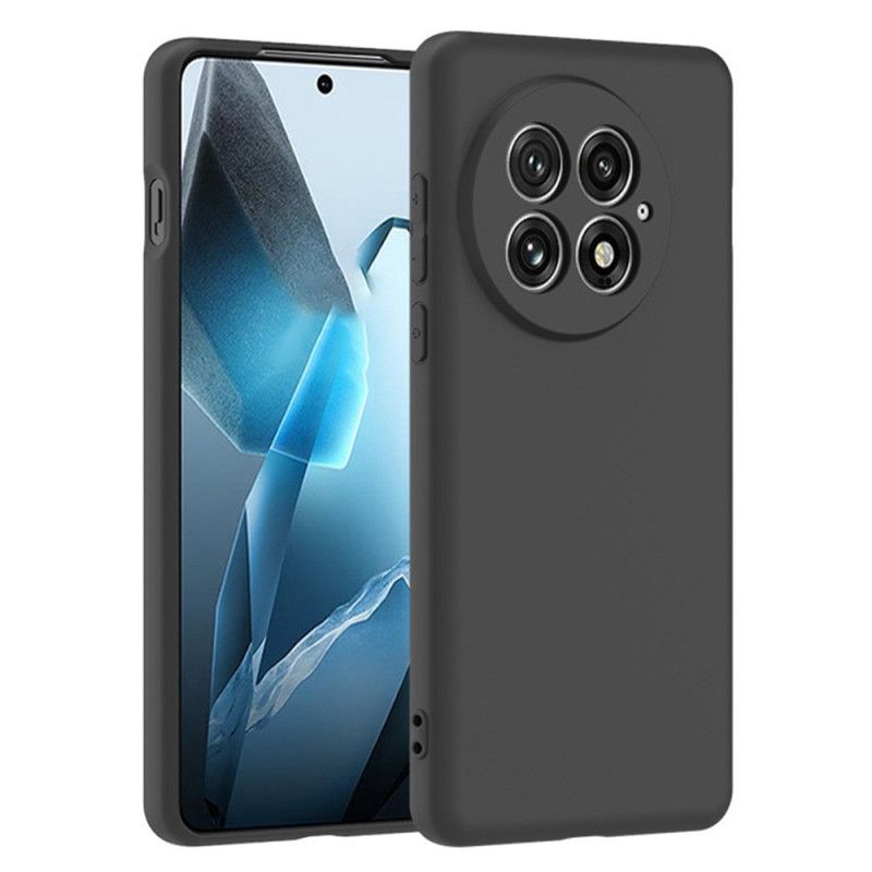 Deksel Oneplus 13 2-i-1 Matt Silikon Med Herdet Glassskjermbeskytter