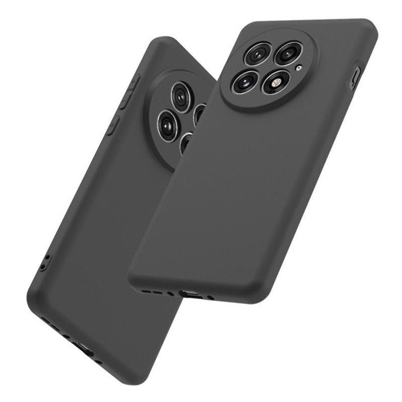 Deksel Oneplus 13 2-i-1 Matt Silikon Med Herdet Glassskjermbeskytter