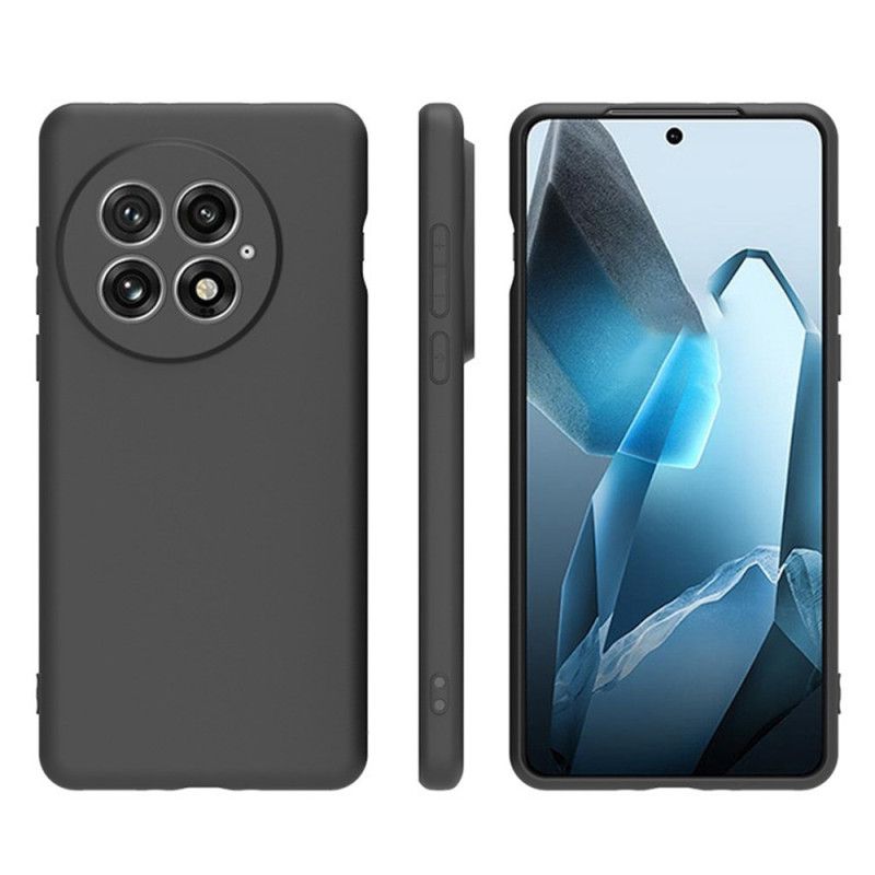 Deksel Oneplus 13 2-i-1 Matt Silikon Med Herdet Glassskjermbeskytter