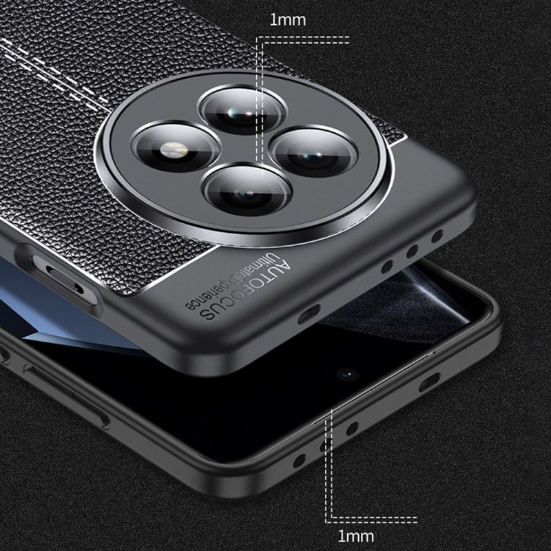 Deksel Oneplus 13 Fleksibel Litchi-tekstur