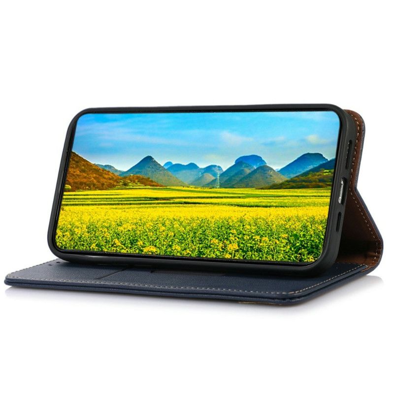 Folio Deksel Oneplus 13 Khazneh Nappaskinn