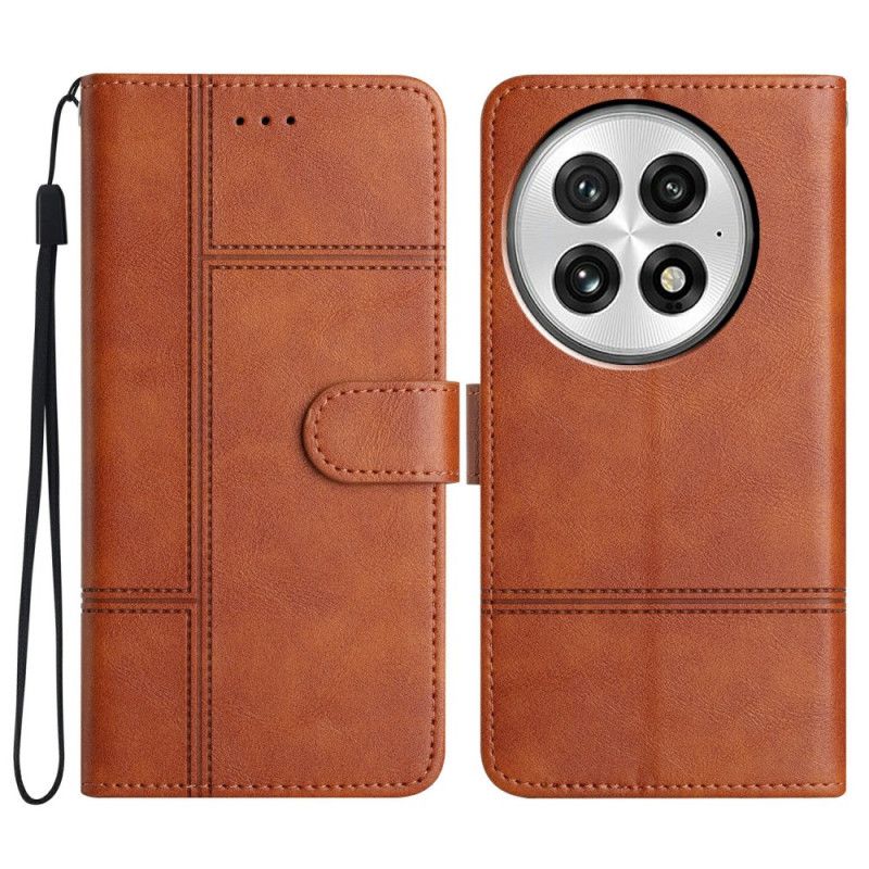 Lærdeksel Folio Deksel Oneplus 13 Mobildeksel Business