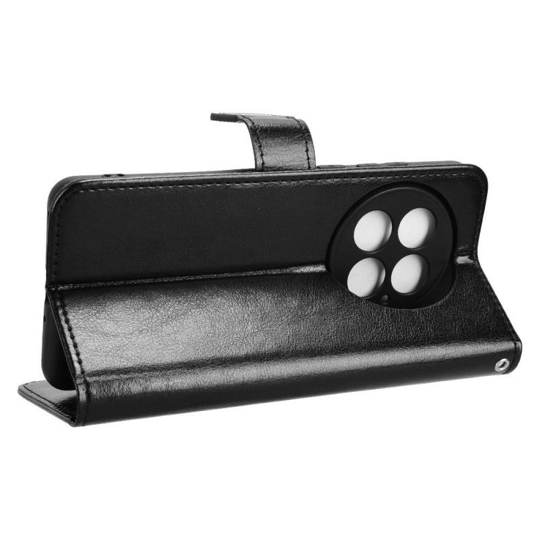 Lærdeksel Folio Deksel Oneplus 13 Mobildeksel Prangende Kunstskinn