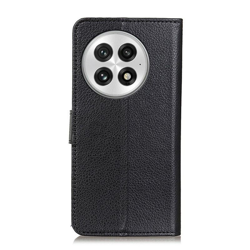 Lærdeksel Folio Deksel Oneplus 13 Mobildeksel Tradisjonelt Kunstskinn