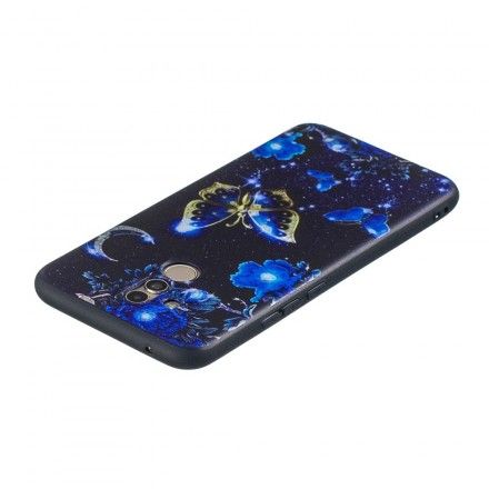 Deksel Til Huawei Mate 20 Lite I Golden Butterfly