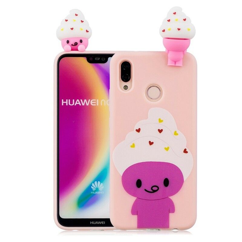 Deksel Til Huawei P20 Lite 3d Morsom Iskrem