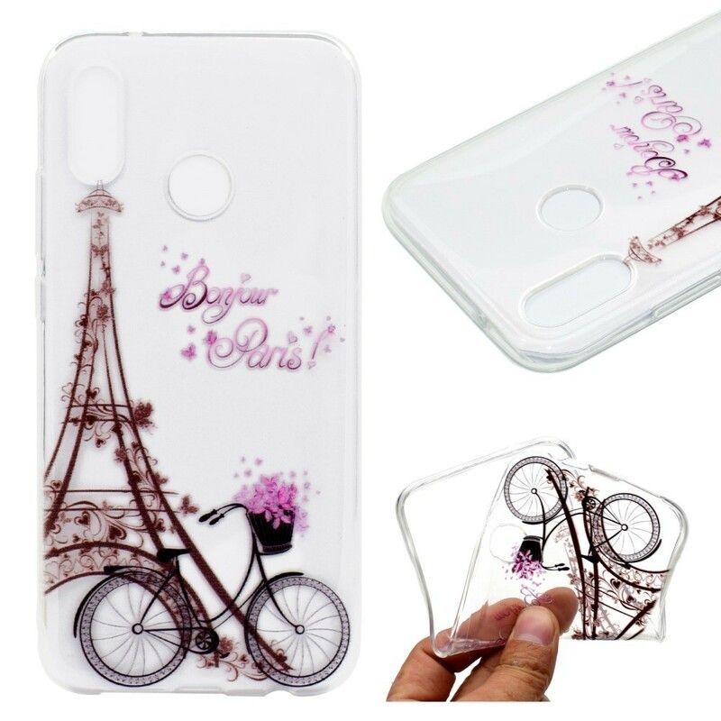 Deksel Til Huawei P20 Lite Transparent Bonjour Paris