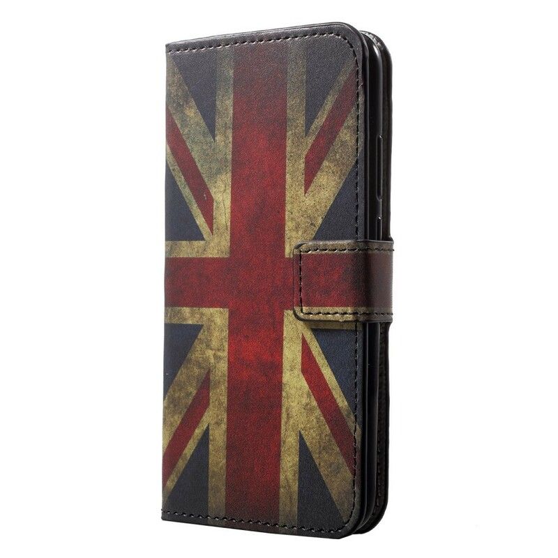 Folio Deksel Til Huawei P20 Lite Englands Flagg