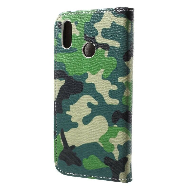 Lærdeksel Til Huawei P20 Lite Militær Kamuflasje