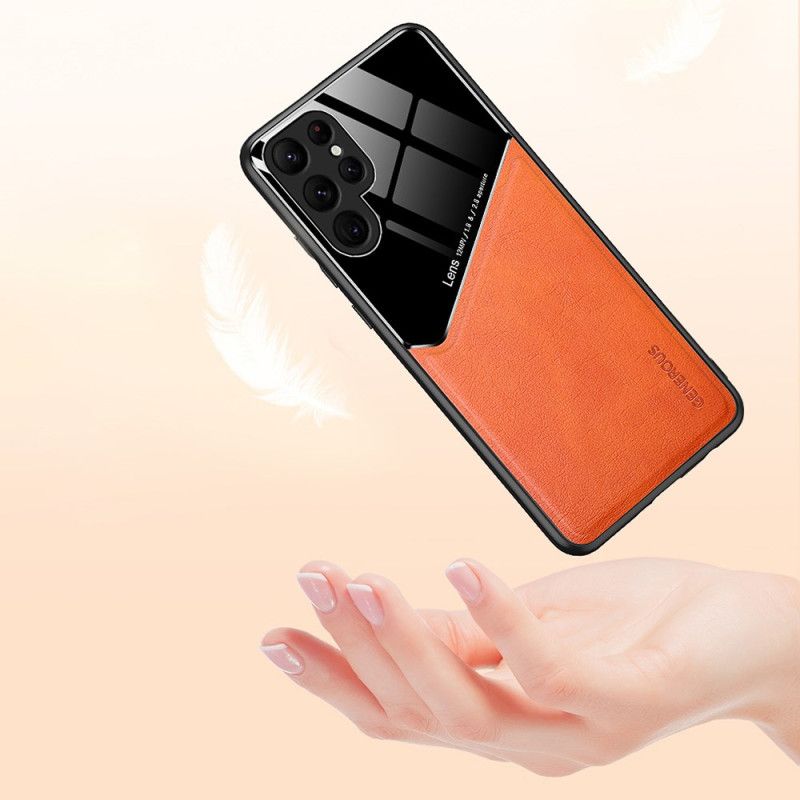 Deksel Til Samsung Galaxy S24 Ultra 5g Magnetisk Skinneffekt