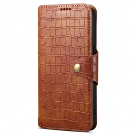 Folio Deksel Samsung Galaxy S24 Ultra 5g Krokodilletekstur