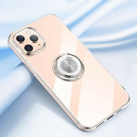 Deksel Til iPhone 12 Pro Max Transparent Med Ring-støtte