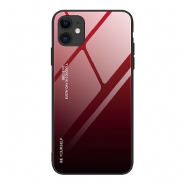 Deksel Til iPhone 12 Pro Max Vær Deg Selv Herdet Glass