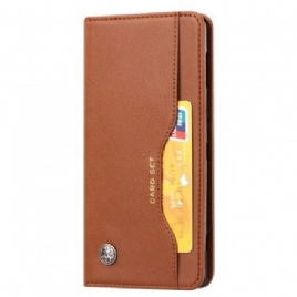 Beskyttelse Deksel Til Sony Xperia XZ3 Folio Deksel Faux Leather Card Holder