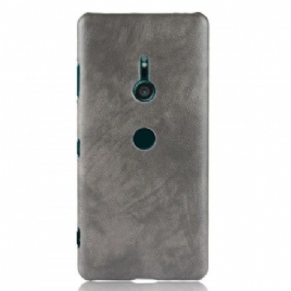 Mobildeksel Til Sony Xperia XZ3 Performance Litchi Leather Effect