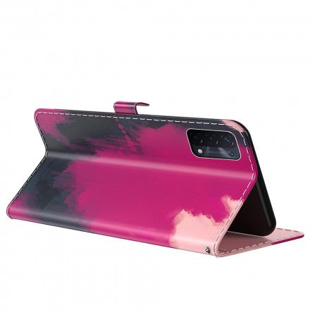 Folio Deksel Til Oppo A54 5G / A74 5G Akvarell