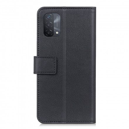 Folio Deksel Til Oppo A54 5G / A74 5G Enkel Skinneffekt