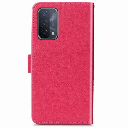 Folio Deksel Til Oppo A54 5G / A74 5G Firkløver