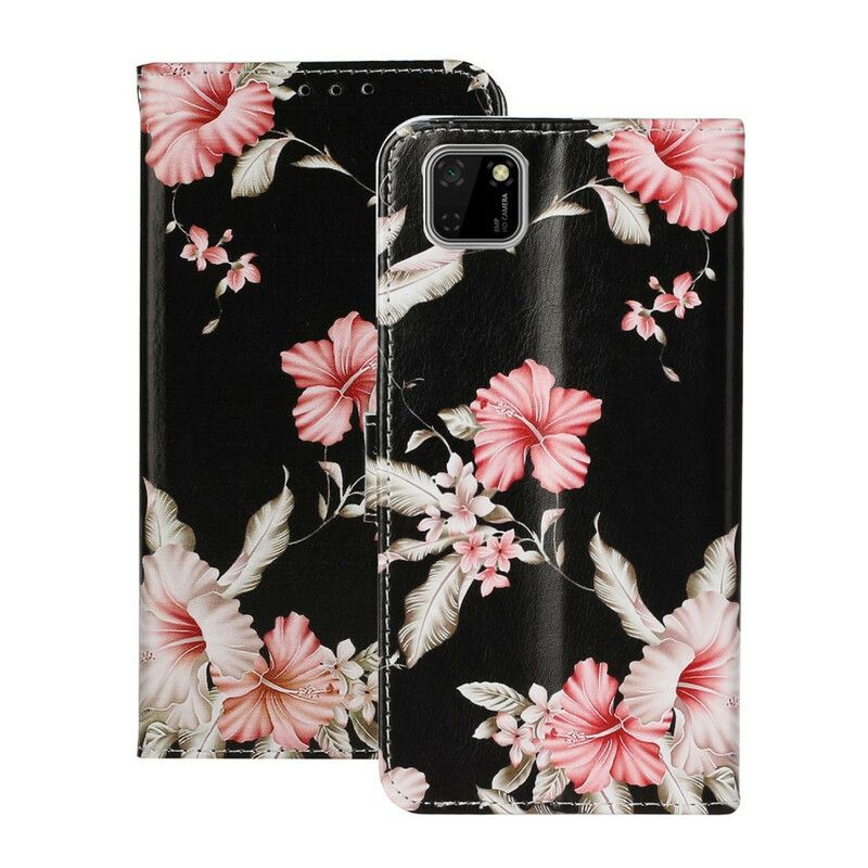 Folio Deksel Til Huawei Y5p Myriade Blomster