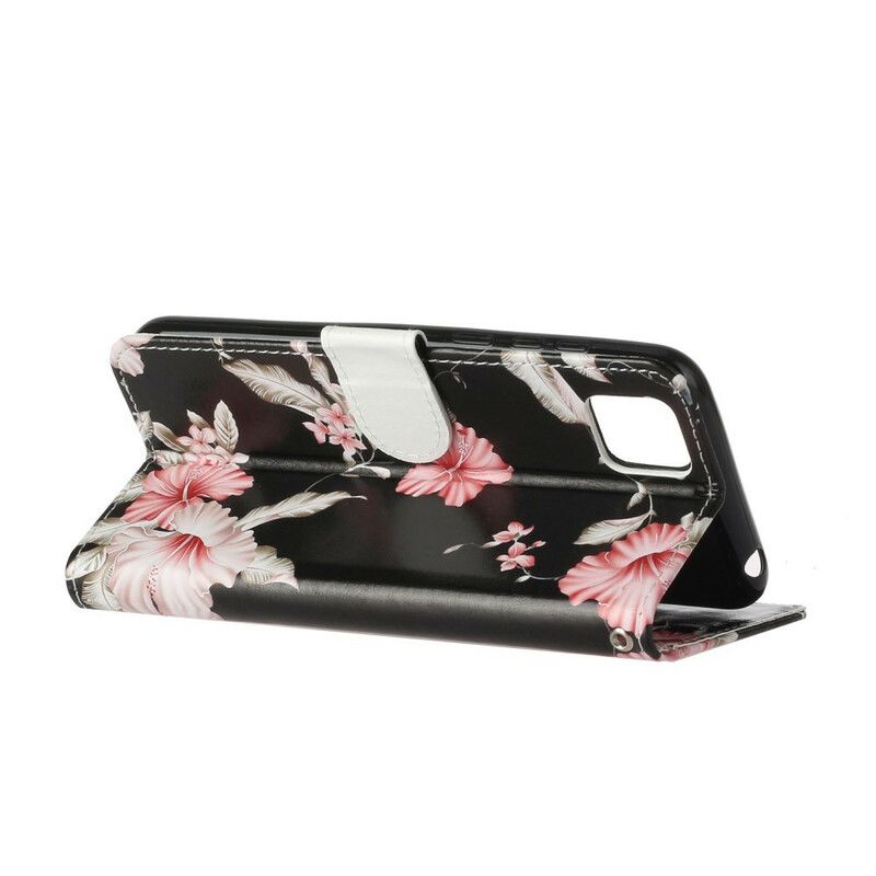 Folio Deksel Til Huawei Y5p Myriade Blomster