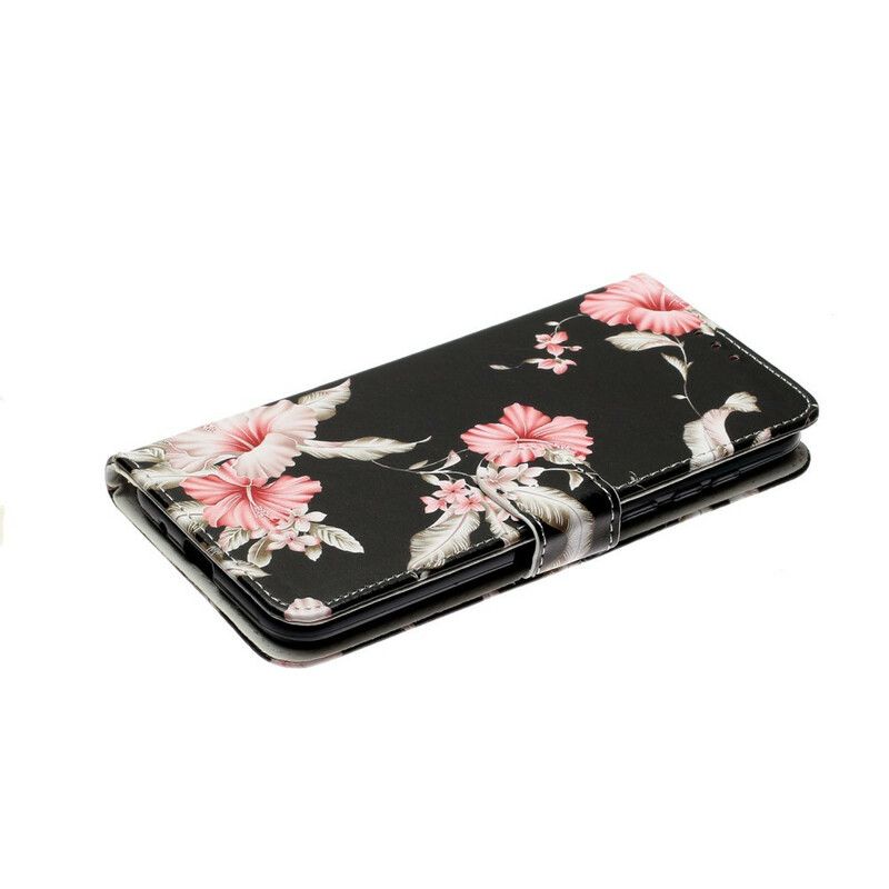 Folio Deksel Til Huawei Y5p Myriade Blomster