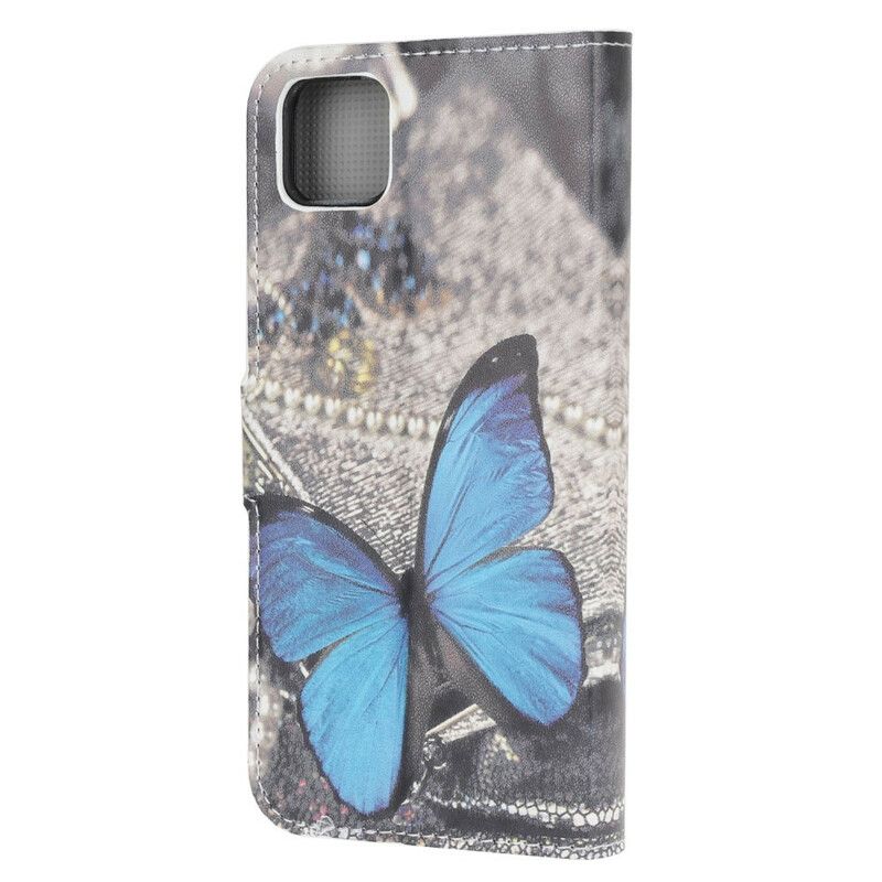 Folio Deksel Til Huawei Y5p Sommerfugler Og Blomster