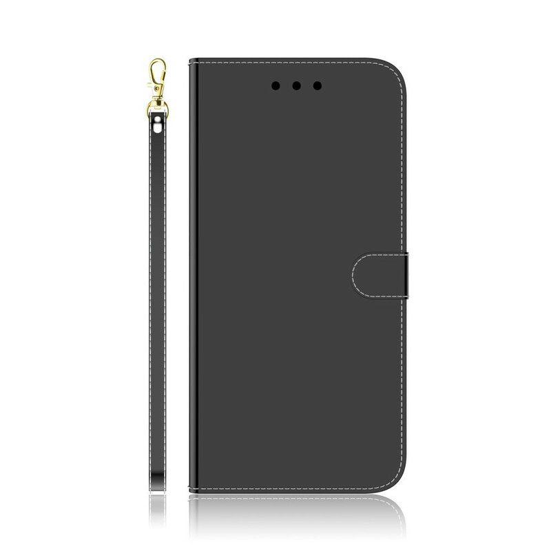 Folio Deksel Til Huawei Y5p Speil I Kunstskinn